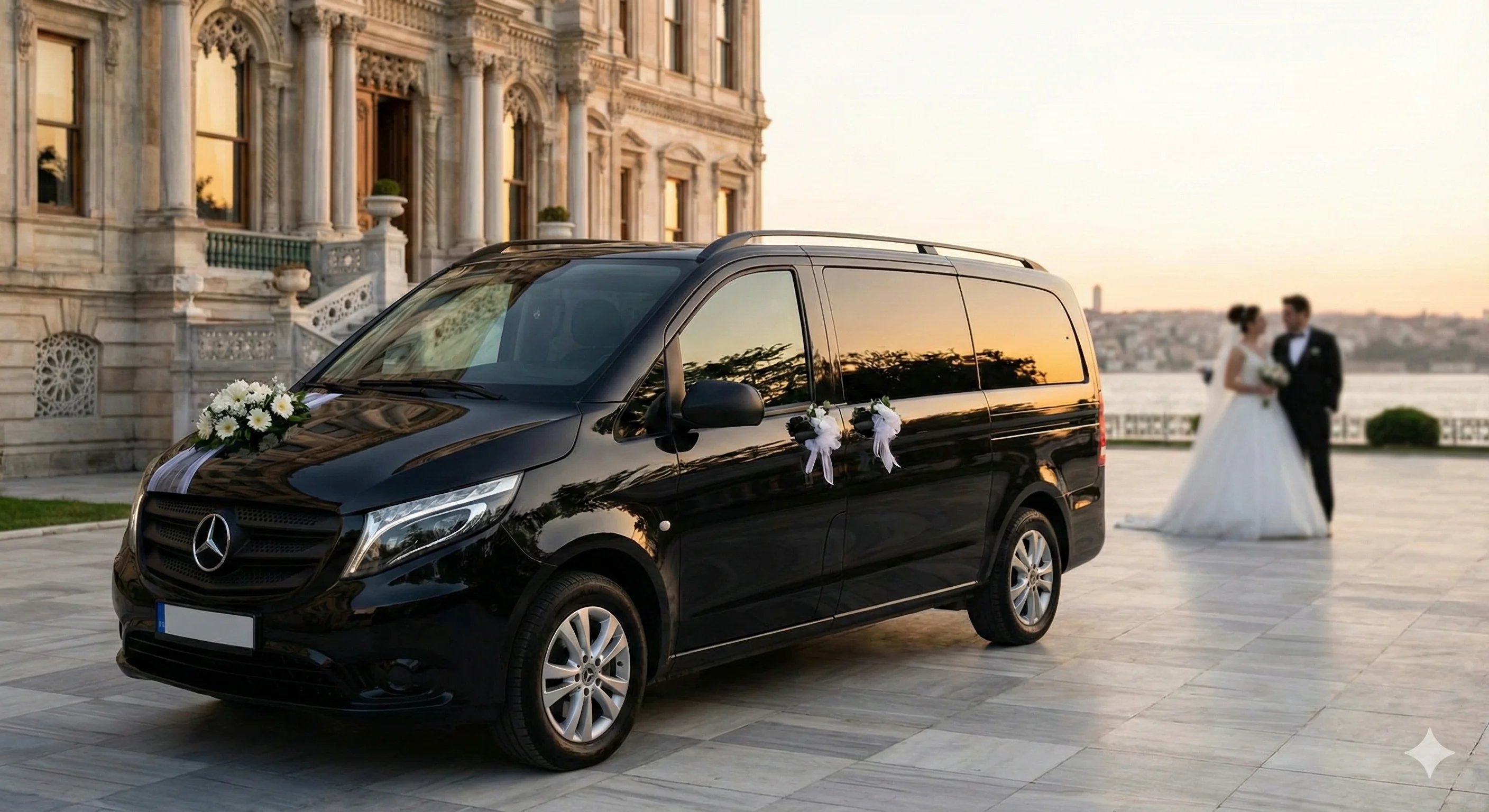 İstanbul'da Rüya Gibi Bir Düğün İçin Kusursuz Ulaşım: Gelin Arabası ve Misafir Transferi